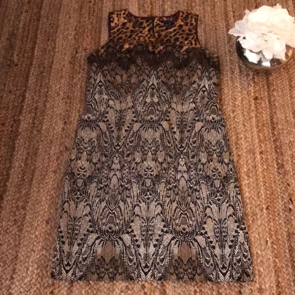 Animal print dress